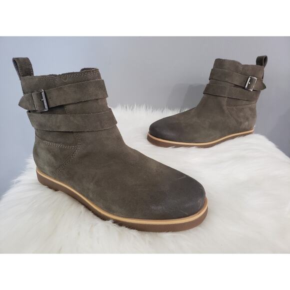 NEW SIZE 8 UGG JOSEFENE Short Cuff Suede Boots‎ Charcoal Gray Womens - Picture 7 of 7